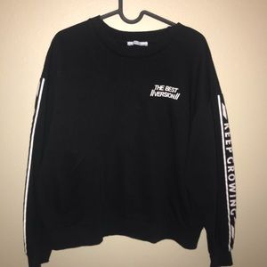 Zara Basics “Best Version” Sweatshirt, Size Small